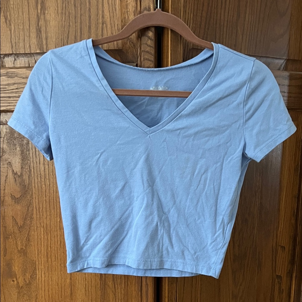 V-Neck Women's Crop Top